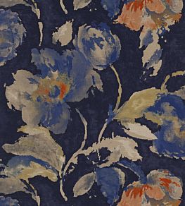 Beatrice Wallpaper by Jane Churchill Midnight