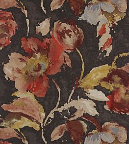 Beatrice Wallpaper by Jane Churchill Charcoal/Copper
