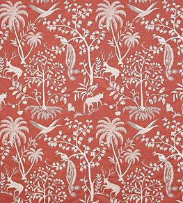 Calisa Fabric by Jane Churchill Red