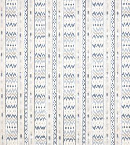 Makai Fabric by Jane Churchill Blue