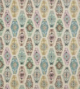 Sumba Fabric by Jane Churchill Teal/Emerald