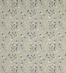 Ginkgo Fabric by Jane Churchill Blue