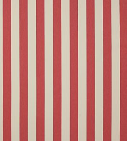 Alda Stripe Fabric by Jane Churchill Red