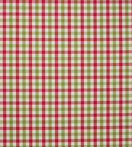 Kali Check Fabric by Jane Churchill Pink/Green