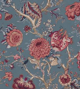 Jannah Velvet Fabric by Warner House Storm