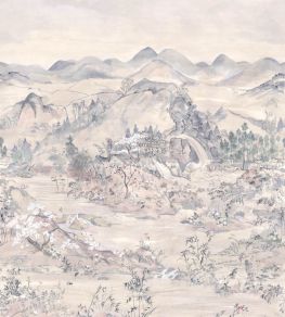 Japanese Chinoiserie Mural by Cole & Son Sand