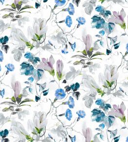 Japanese Magnolia Fabric by Designers Guild Cobalt