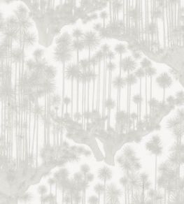 Japanese Woods Wallpaper by Cole & Son Platinum Grey