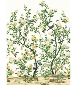 Jardin Bloom Mural by Thibaut White