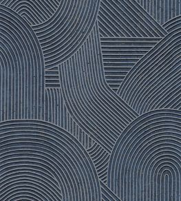 Jardin Des Pierres Wallpaper by Casadeco Bleu Encre