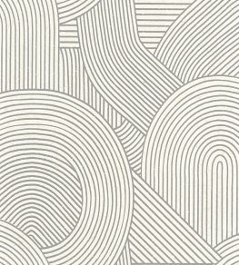 Jardin Des Pierres Wallpaper by Casadeco Noir Fusain