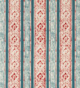 Jari Fabric by Jane Churchill Blue/Red