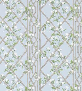 Jasmine Lattice Wallpaper by Zoffany Sky