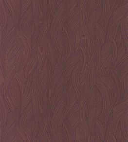 Jassine Wallpaper by Casamance Prune