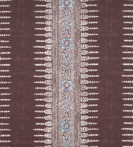 Javanese Stripe Fabric by Anna French Brown
