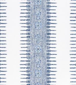 Javanese Stripe Fabric by Anna French Navy and White