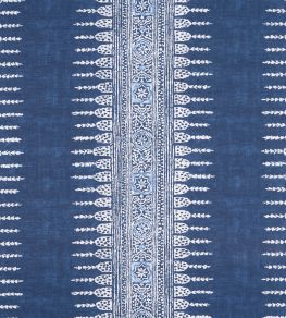 Javanese Stripe Fabric by Anna French Navy