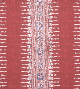 Javanese Stripe Fabric by Anna French Red