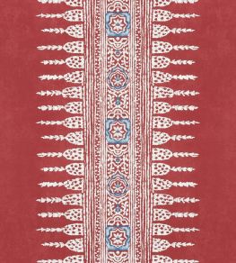Javanese Stripe Wallpaper by Anna French Red