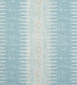Javanese Stripe Fabric by Anna French Spa Blue