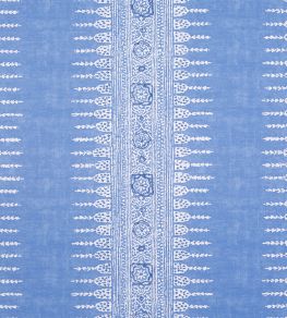 Javanese Stripe Fabric by Anna French Wedgewood Blue