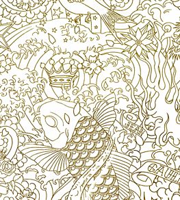 Horimono Wallpaper by Jean Paul Gaultier OR