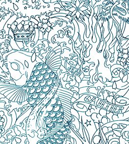 Horimono Wallpaper by Jean Paul Gaultier Canard