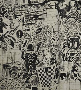Street Fabric by Jean Paul Gaultier Graphite