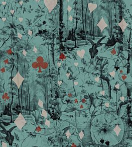 Beriba Wallpaper by Jean Paul Gaultier Celadon