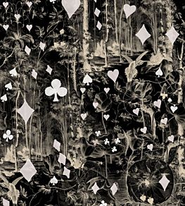 Beriba Wallpaper by Jean Paul Gaultier Noir