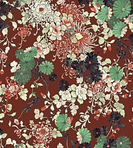 Yokata Wallpaper by Jean Paul Gaultier Grenat