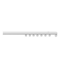 Discreet Top Fix Uncorded Metal Track, White White