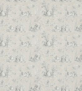 Josette Wallpaper by Sanderson Natural/Charcoal