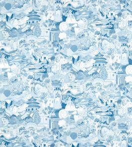 Journey of Discovery Fabric by Harlequin Wild Water / Exhale
