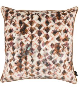 Kaleido Cushion 55 x 55cm by Black Edition Rosewood