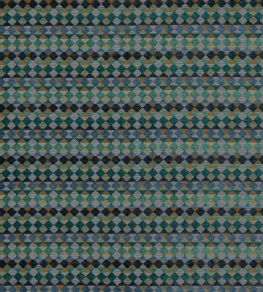 Kaleido Fabric by Jane Churchill Teal/Green