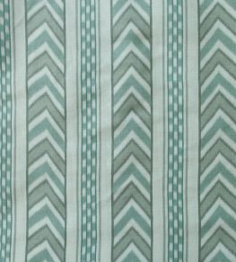Kamil Stripe Fabric by Titley and Marr Lichen & Sage