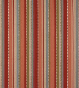 Kansa Stripe Fabric by Jane Churchill Red