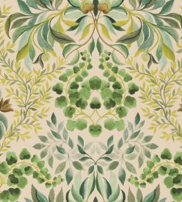 Karakusa Wallpaper by Designers Guild Emerald