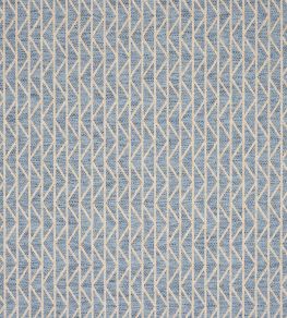 Kasan Fabric by Jane Churchill Blue