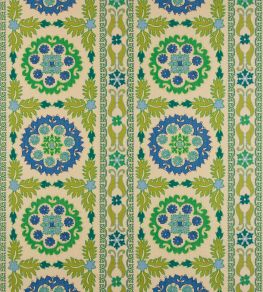 Kashan Fabric by Manuel Canovas Kiwi