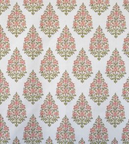 Kashmir Fabric by Titley and Marr Green & Rose
