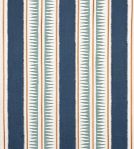Kasper Fabric by Jane Churchill Indigo/Teal