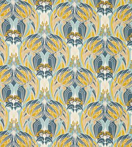 Katherine Nouveau in Emberton Linen Fabric by Liberty Lichen