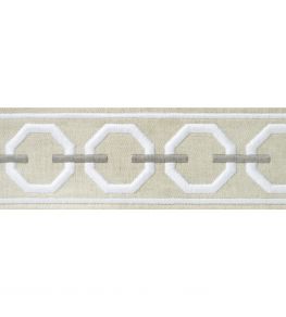 Katonah Tape Trimming by Thibaut Linen and Nickel