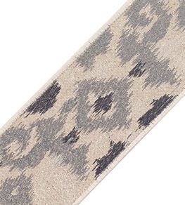 Kauai Embroidered Border Trimming by Samuel & Sons Pebble