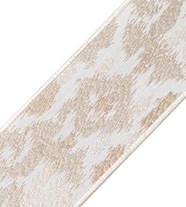 Kauai Embroidered Border Trimming by Samuel & Sons White Sand