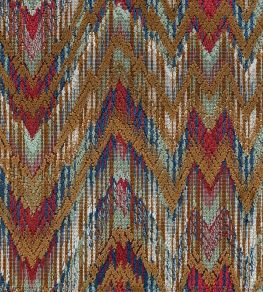 Keegan flame Fabric by Travers 836
