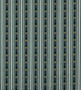 Kendra Stripe Fabric by Jane Churchill Indigo/Teal