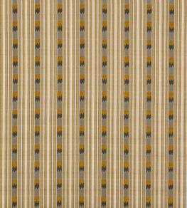 Kendra Stripe Fabric by Jane Churchill Ochre/Charcoal